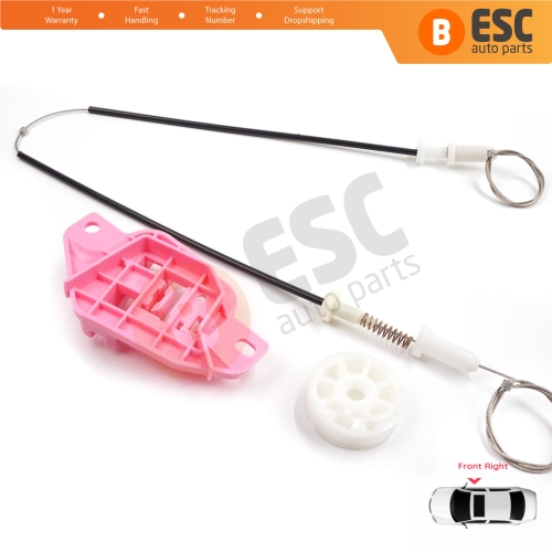 Power Window Regulator Repair Kit Front Right for Hyundai Starex H-1 Grand MK2 TQ 2007–2024 824044H010