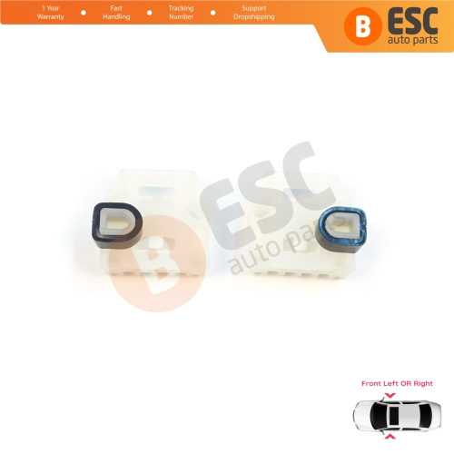 Window Regulator Repair Clips A+B Front Door for VW New Beetle C1 Seat Toledo MK2 1M2 Leon MK1 1M1 Skoda Fabia MK1 6Y Praktik