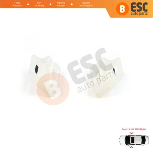 Window Regulator Repair Clips A+B Front Door for VW New Beetle C1 Seat Toledo MK2 1M2 Leon MK1 1M1 Skoda Fabia MK1 6Y Praktik