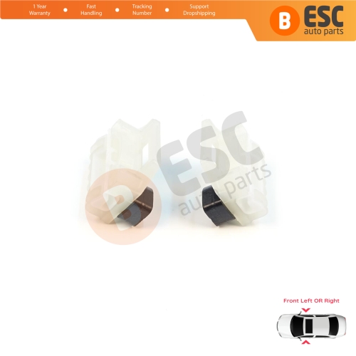 Window Regulator Repair Clips A+B Front Door for VW New Beetle C1 Seat Toledo MK2 1M2 Leon MK1 1M1 Skoda Fabia MK1 6Y Praktik