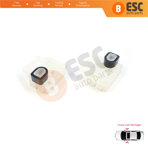 Window Regulator Repair Clips A+B Front Door for VW New Beetle C1 Seat Toledo MK2 1M2 Leon MK1 1M1 Skoda Fabia MK1 6Y Praktik