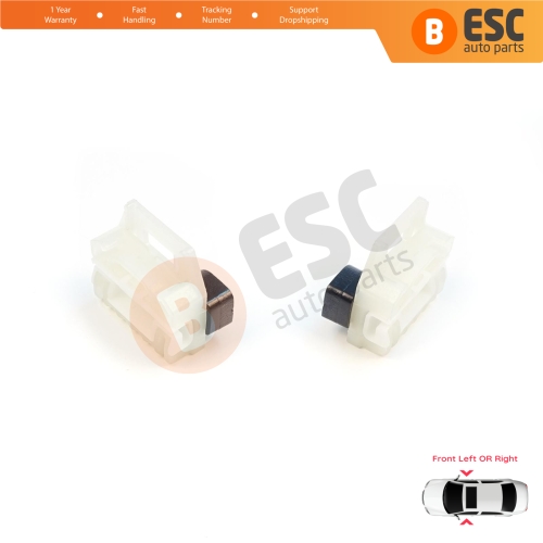 Window Regulator Repair Clips A+B Front Door for VW New Beetle C1 Seat Toledo MK2 1M2 Leon MK1 1M1 Skoda Fabia MK1 6Y Praktik