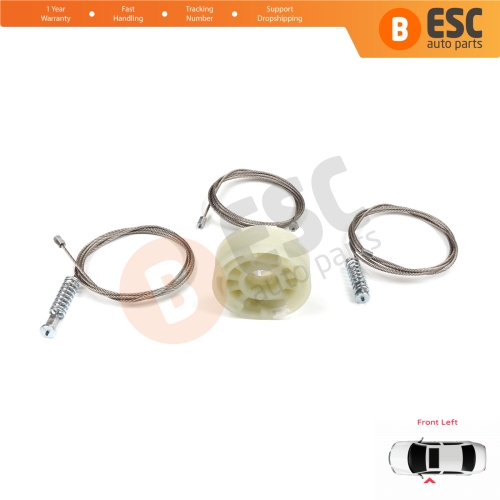 Power Window Regulator Repair Kit Front Left for Kia Ceed Cee'd MK2 JD 2012-2018 5-Door 82450A2710