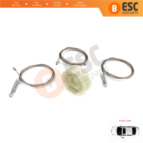 Power Window Regulator Repair Kit Front Left for Kia Ceed Cee'd MK2 JD 2012-2018 5-Door 82450A2710