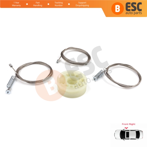 Power Window Regulator Repair Kit Front Right for Kia Ceed Cee'd MK2 JD 2012-2018 5-Door 82460A2710