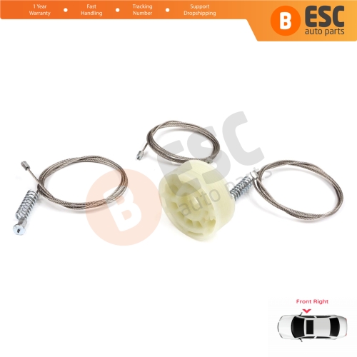 Power Window Regulator Repair Kit Front Right for Kia Ceed Cee'd MK2 JD 2012-2018 5-Door 82460A2710