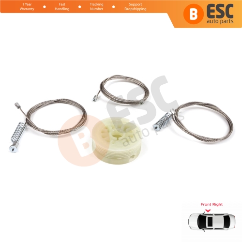 Power Window Regulator Repair Kit Front Right for Kia Ceed Cee'd MK2 JD 2012-2018 5-Door 82460A2710