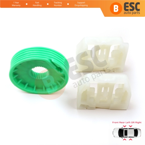 Window Regulator Repair Clips Gear Set 84934400 84934500 for Maserati Quattroporte 2004-2011