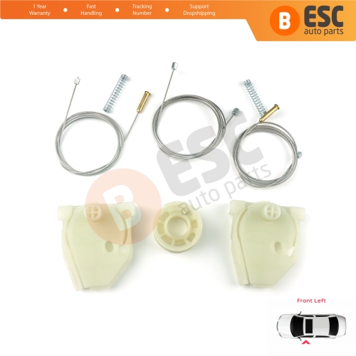 Power Window Regulator Repair Set Front Left Door for MAN Truck TGS TGX MK1 2006-2021 81626456039