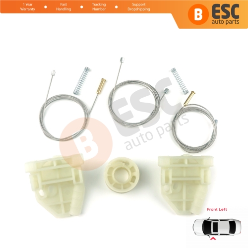 Power Window Regulator Repair Set Front Left Door for MAN Truck TGS TGX MK1 2006-2021 81626456039