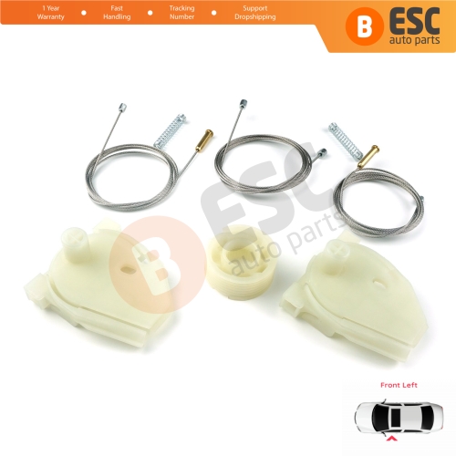 Power Window Regulator Repair Set Front Left Door for MAN Truck TGS TGX MK1 2006-2021 81626456039