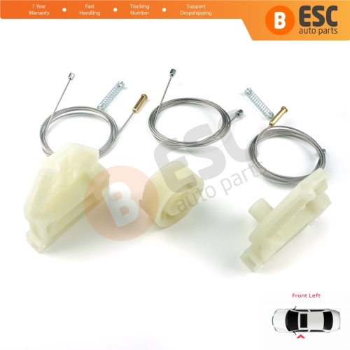 Power Window Regulator Repair Set Front Left Door for MAN Truck TGS TGX MK1 2006-2021 81626456039