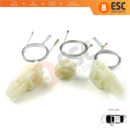 Power Window Regulator Repair Set Front Left Door for MAN Truck TGS TGX MK1 2006-2021 81626456039