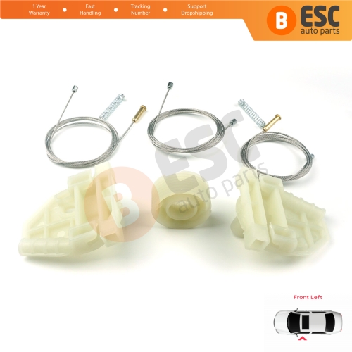 Power Window Regulator Repair Set Front Left Door for MAN Truck TGS TGX MK1 2006-2021 81626456039