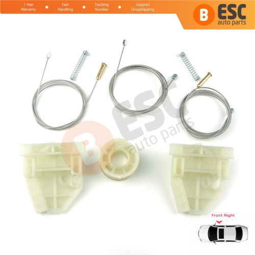 Power Window Regulator Repair Set Front Right Door for MAN Truck TGS TGX MK1 2006-2021 81626456040