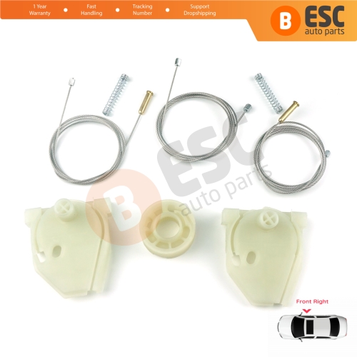 Power Window Regulator Repair Set Front Right Door for MAN Truck TGS TGX MK1 2006-2021 81626456040