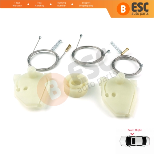 Power Window Regulator Repair Set Front Right Door for MAN Truck TGS TGX MK1 2006-2021 81626456040