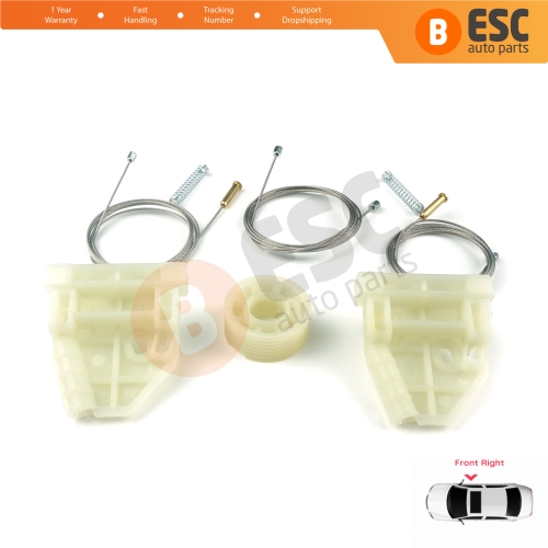 Power Window Regulator Repair Set Front Right Door for MAN Truck TGS TGX MK1 2006-2021 81626456040