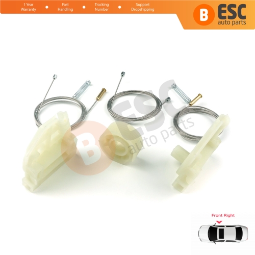 Power Window Regulator Repair Set Front Right Door for MAN Truck TGS TGX MK1 2006-2021 81626456040