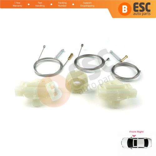 Power Window Regulator Repair Set Front Right Door for MAN Truck TGS TGX MK1 2006-2021 81626456040