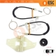 Power Window Regulator Repair Set Front Left Door for Citroen C-Elysee DD Peugeot 301 2012-On 9677416980