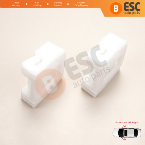 Power Window Regulator Repair Clips Front for Mercedes C Class W204 S204 2006-2014 E Class W212 S212 2009-2016 4/5 Door A2047200679 A2047200579