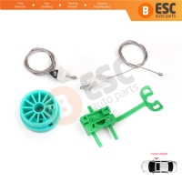 Power Window Regulator Repair Set Front Right Door for Fiat Punto MK2 188 188AX 1999-2005 3/5 Door 0046536311