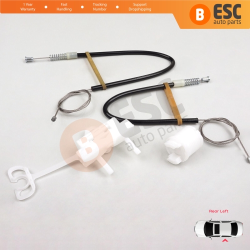 Manual Window Regulator Repair Set Rear Left Door for Fiat Linea 323 110 2007-2018 51789674