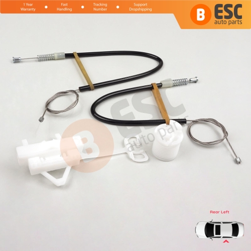 Manual Window Regulator Repair Set Rear Left Door for Fiat Linea 323 110 2007-2018 51789674