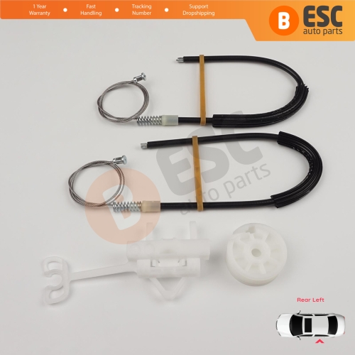 Power Window Regulator Repair Set Rear Left Door for Fiat Linea 323 110 2007-2018 51898679 