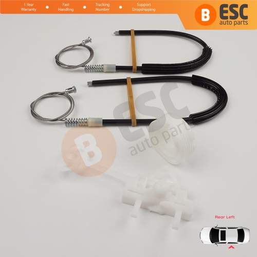 Power Window Regulator Repair Set Rear Left Door for Fiat Linea 323 110 2007-2018 51898679 