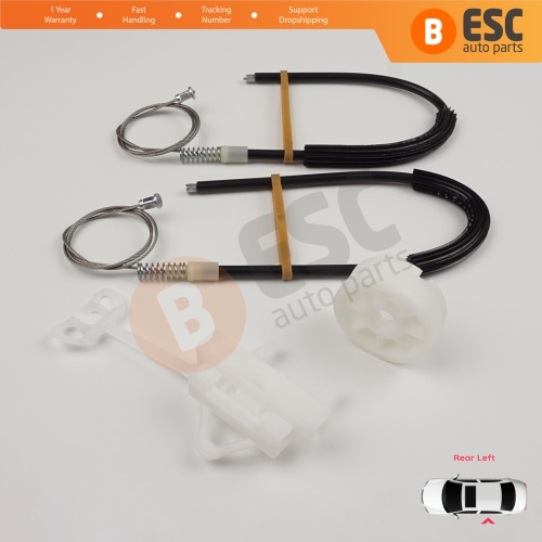 Power Window Regulator Repair Set Rear Left Door for Fiat Linea 323 110 2007-2018 51898679 