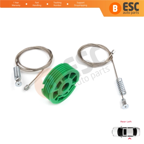 Window Regulator Repair Kit Rear Left Door for Audi A6 C5 4B 1997-2005 Allroad 4BH 4/5 Door 4B0839461