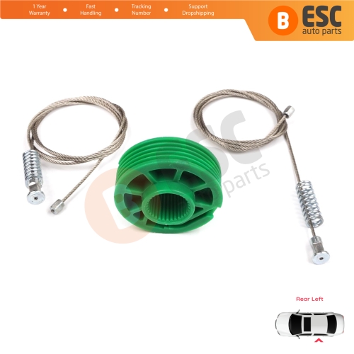 Window Regulator Repair Kit Rear Left Door for Audi A6 C5 4B 1997-2005 Allroad 4BH 4/5 Door 4B0839461