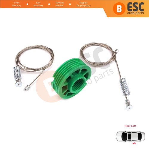 Window Regulator Repair Kit Rear Left Door for Audi A6 C5 4B 1997-2005 Allroad 4BH 4/5 Door 4B0839461