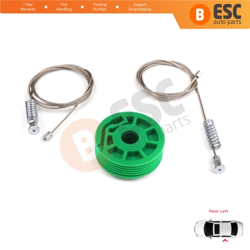 Window Regulator Repair Kit Rear Left Door for Audi A6 C5 4B 1997-2005 Allroad 4BH 4/5 Door 4B0839461