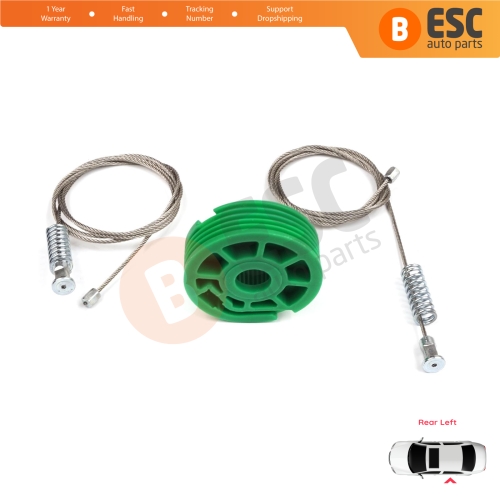 Window Regulator Repair Kit Rear Left Door for Audi A6 C5 4B 1997-2005 Allroad 4BH 4/5 Door 4B0839461