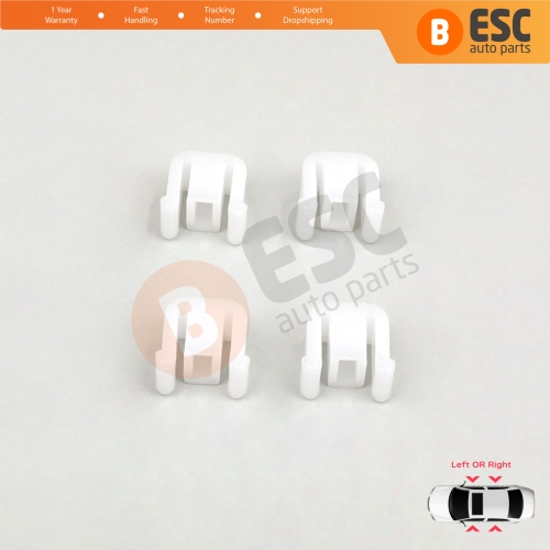 Window Regulator Guide Bracket Fixer Clips for VW Polo Classic 6V2 Caddy MK2 Cordoba Vario Ibiza Inca 6K Octavia 1U