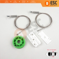 Window Regulator Repair Set Rear for Audi 80 B3 B4 8G 89 1991-2001 2-Door Coupe Cabriolet 8G0839729 