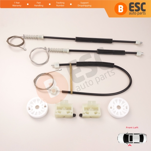 Power Window Regulator Repair Set Front Left for Chevrolet Cruze MK1 J300 J305 J308 2008-2016 4/5 Door 95382556