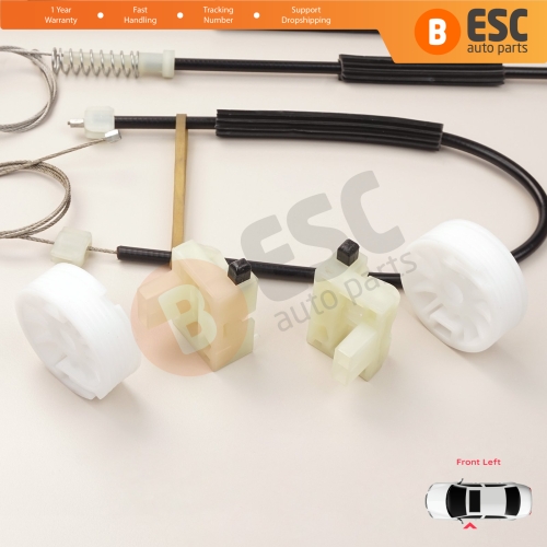 Power Window Regulator Repair Set Front Left for Chevrolet Cruze MK1 J300 J305 J308 2008-2016 4/5 Door 95382556