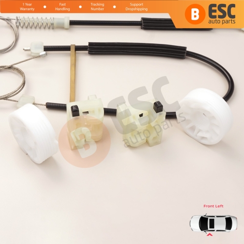 Power Window Regulator Repair Set Front Left for Chevrolet Cruze MK1 J300 J305 J308 2008-2016 4/5 Door 95382556