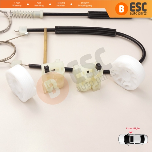 Power Window Regulator Repair Set Front Right for Chevrolet Cruze MK1 J300 J305 J308 2008-2016 4/5 Door 95382557