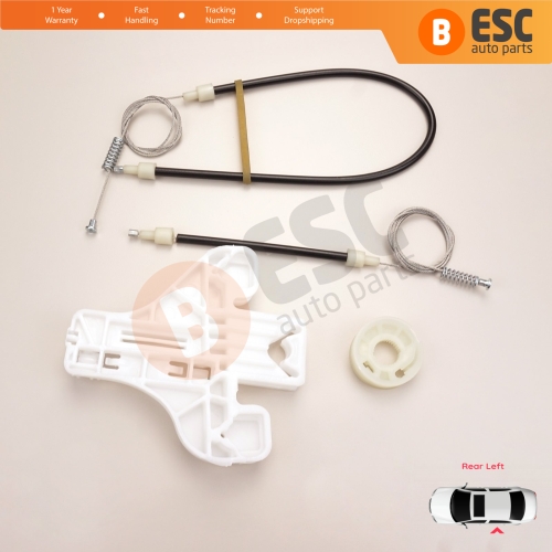 Power Window Regulator Repair Set Rear Left Door for Seat Toledo MK3 5P2 2004-2009 Altea 5P1 XL 5P5 5P8 5P0839461