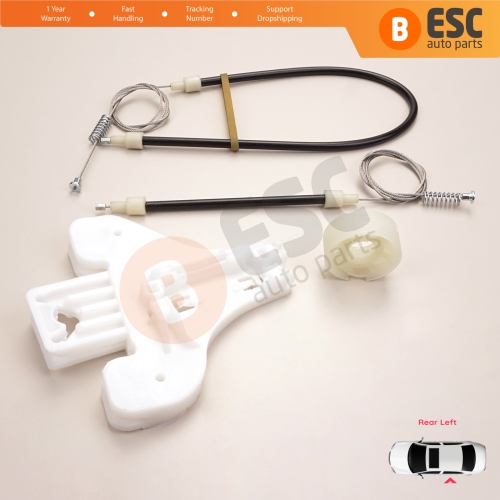 Power Window Regulator Repair Set Rear Left Door for Seat Toledo MK3 5P2 2004-2009 Altea 5P1 XL 5P5 5P8 5P0839461