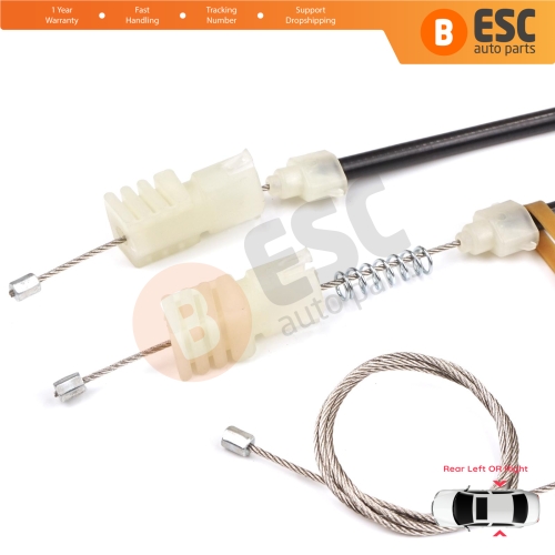 Power Window Regulator Repair Set Rear Door for Nissan Pathfinder MK3 R51 2004-2015 82721EA500