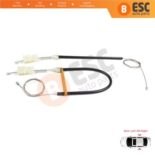 Power Window Regulator Repair Set Rear Door for Nissan Pathfinder MK3 R51 2004-2015 82721EA500