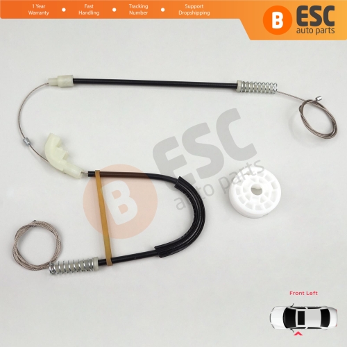 Power Window Regulator Repair Kit Front Left for Volvo S40 V40 MK1 644 645 1995-2004 4/5-Door 30623448