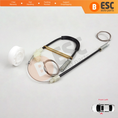 Power Window Regulator Repair Kit Front Left for Volvo S40 V40 MK1 644 645 1995-2004 4/5-Door 30623448