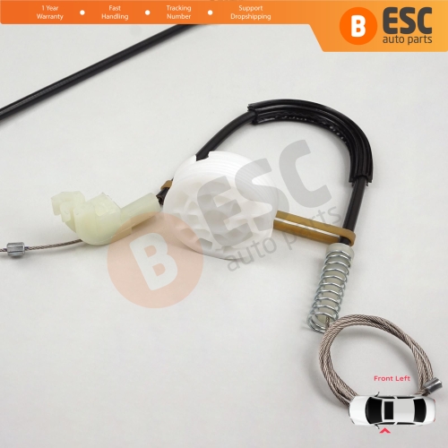 Power Window Regulator Repair Kit Front Left for Volvo S40 V40 MK1 644 645 1995-2004 4/5-Door 30623448